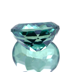 9.72ct Topaze Verte Taille Ovale