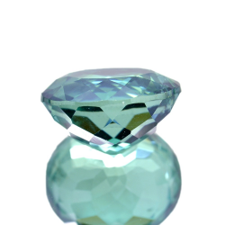 12.34ct Topazio Verde Taglio Ovale