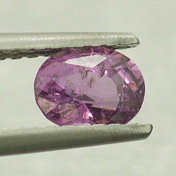 0.70ct Zaffiro Padparadscha Taglio Ovale 5,89x4,53mm