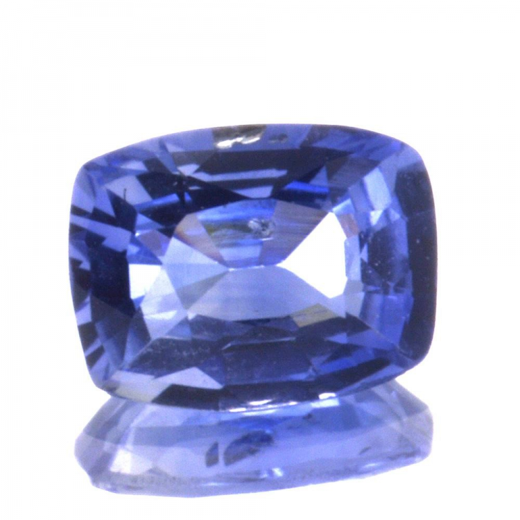 0,94 ct blauer Saphir im Kissenschliff, 6,55 x 5,04 mm