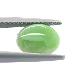 1.79ct Jade Impérial Taille Cabochon Ovale