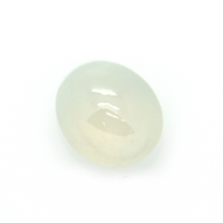 3.45ct Icy Giada Taglio Cabochon Ovale