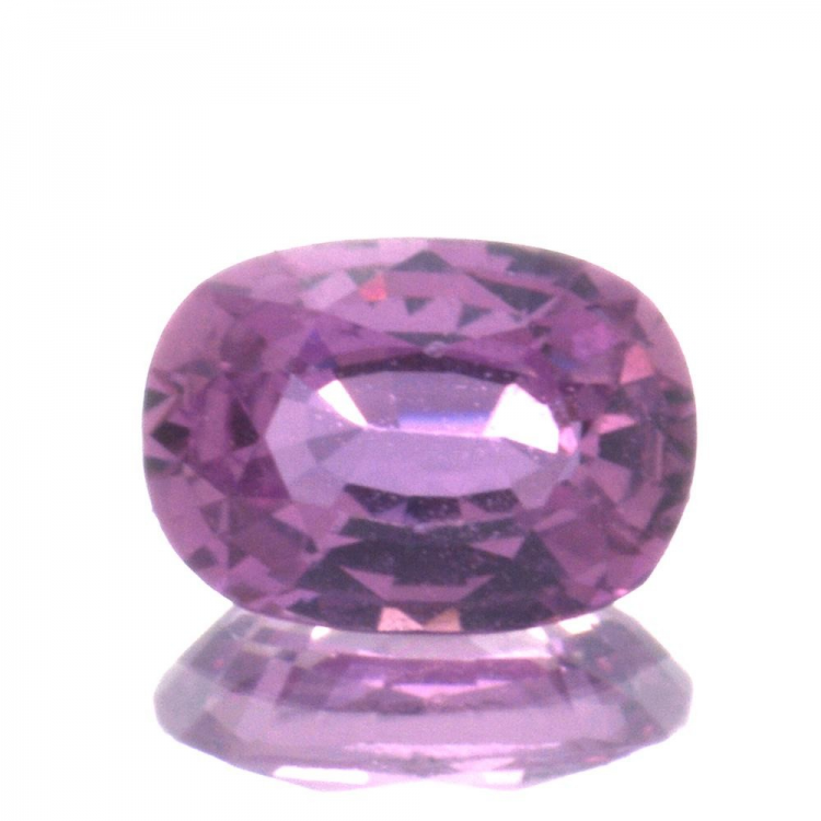 Saphir Padparadscha 0,62 ct taille ovale 5,91x4,22