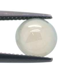 2.98ct Icy Giada Taglio Cabochon Tondo