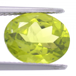 3.52ct Peridoto Talla Ovalada