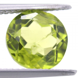 3.27ct Peridoto Talla Redonda