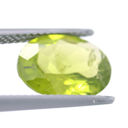 3.59ct Peridoto Talla Ovalada