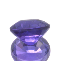 Saphir à changement de couleur 0,74 ct, taille ovale 5,60x4,68 mm