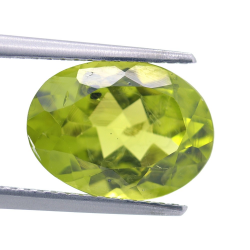 4.16ct Péridot Taille Ovale