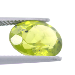 4.16ct Peridoto Talla Ovalada