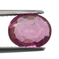 2.16ct Tormalina in Faccettato Ovale