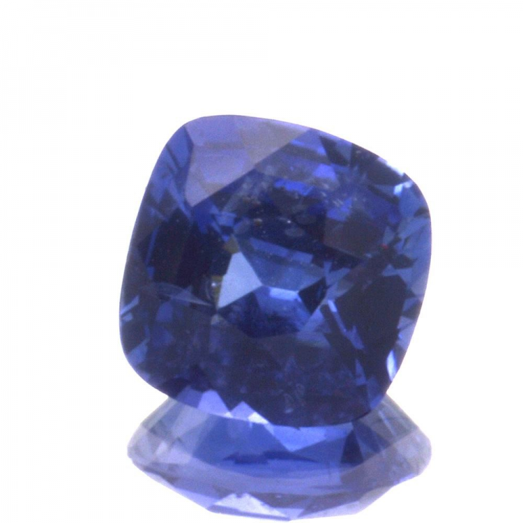 0,98 ct blauer Saphir im Kissenschliff, 5,63 x 5,64 mm