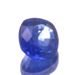 0.62ct Blue Sapphire Cushion Cut 5.46x4.94mm