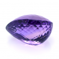 49.37ct Amethyst Birne Schnitt mit Schachbrett