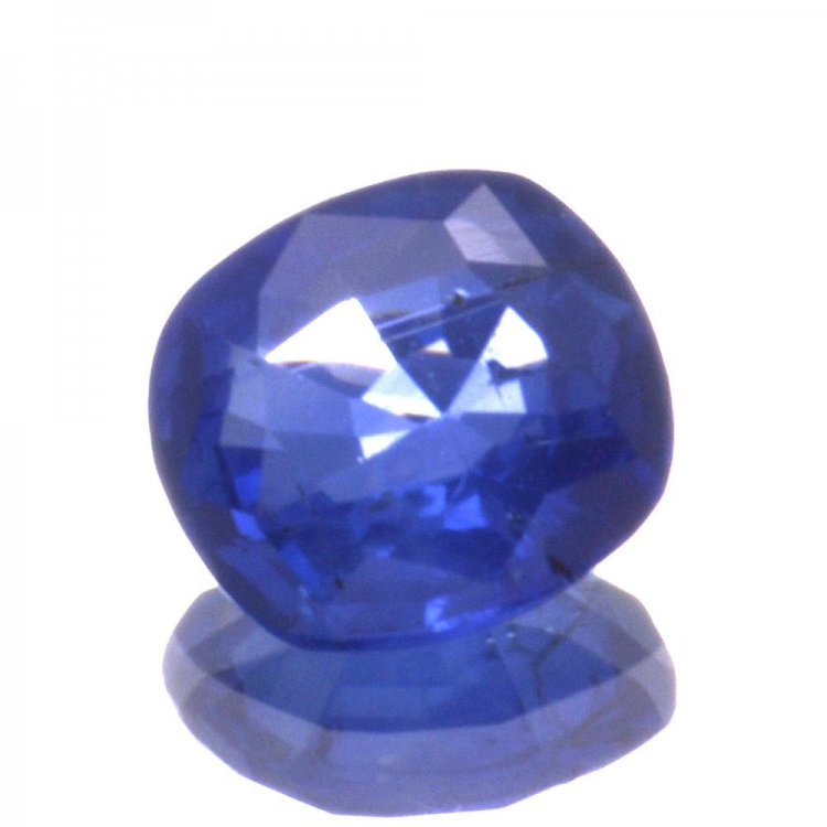 0.62ct Blue Sapphire Cushion Cut 5.46x4.94mm