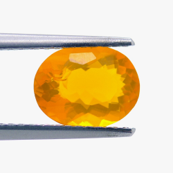 1.01ct Fire Opal Oval Schnitt