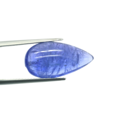 11.19ct Tanzanite Taglio Cabochon Goccia 20,44x10,64mm