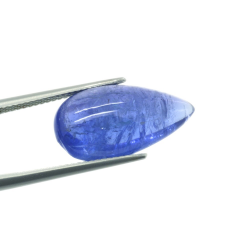 11.19ct Tanzanite Cabochon Pear Cut 20,44x10,64mm