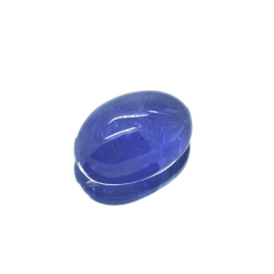 Taglio cabochon ovale in tanzanite da 13,90 ct 16,43 x 11,55 mm