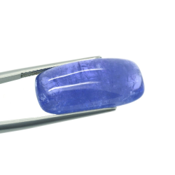 21.37ct Tanzanite Taille Cabochon Baguette 23,92x11,57mm