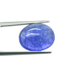 8.27ct Tanzanite Cabochon Oval Cut 13,81x10,74mm