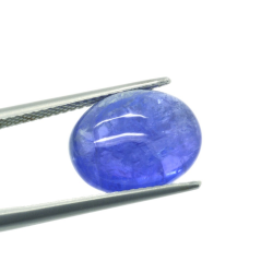 8.27ct Tanzanite Taglio Cabochon Ovale 13,81x10,74mm