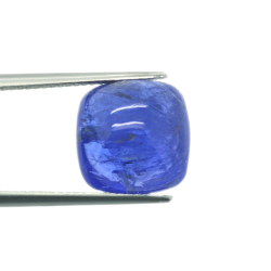 10.07ct Tanzanite Taille Cabochon Carré 12,23x12,23mm