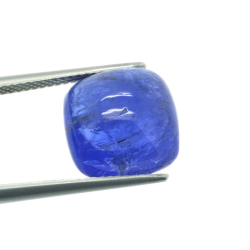 10.07ct Tanzanite Taille Cabochon Carré 12,23x12,23mm