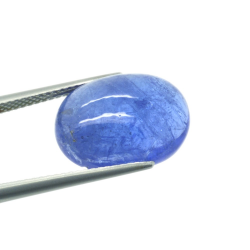 11.17ct Tanzanite Taille Cabochon Ovale 15,90x11,42mm