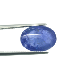 10.44ct Tanzanite Cabochon Oval Cut 15,01x10,75mm