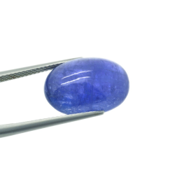 15.58ct Tanzanite Cabochon Oval Cut 17,64x12,31mm