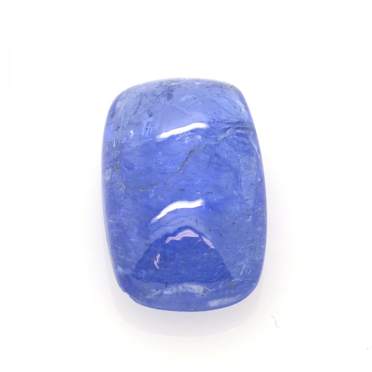 8.53ct Tanzanite Cabochon Right Baguette Cut 15,09x9,83mm