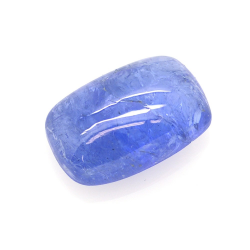 8.53ct Tanzanite Cabochon Right Baguette Cut 15,09x9,83mm