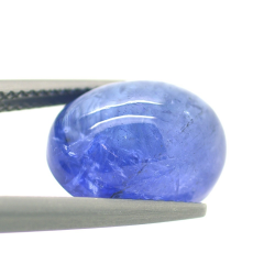 11.64ct Tanzanite Cabochon Oval Cut 13,97x11,06mm