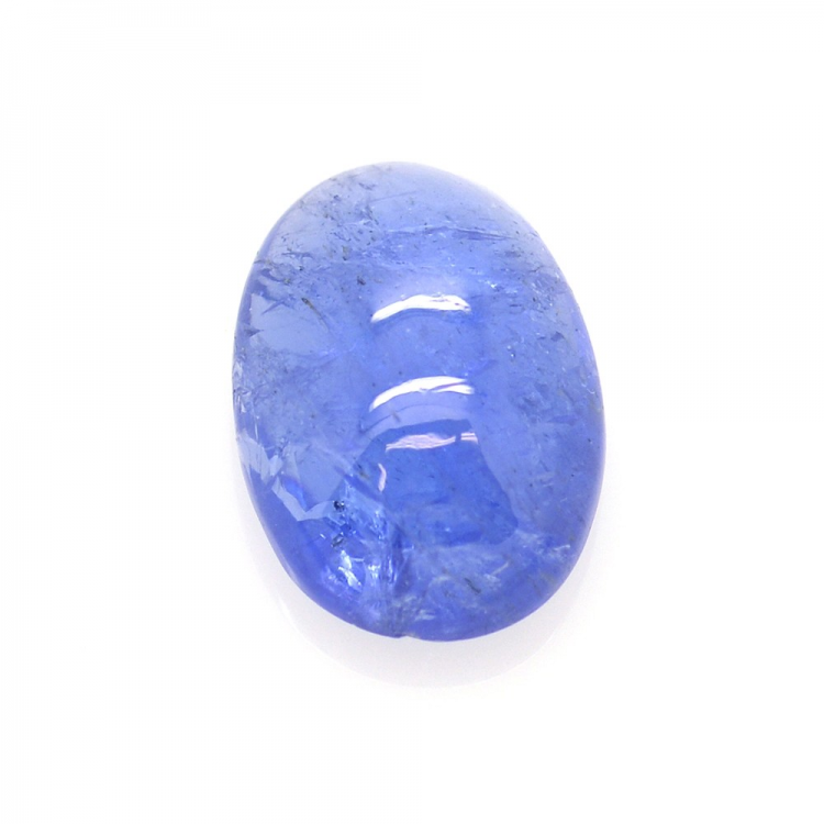 7.60ct Tanzanite Cabochon Oval Cut 14,79x10,40mm