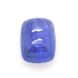 Cabochon rettangolare con tanzanite da 11,97 ct, 14,87 x 10,89 mm