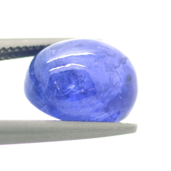 11.09ct Tanzanite Cabochon Oval Cut 13,38x10,71mm