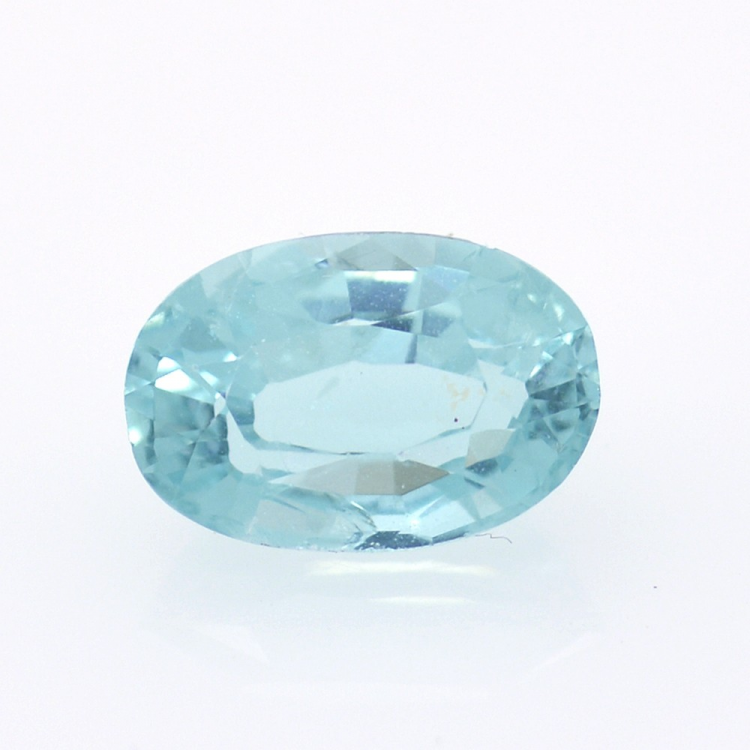 1.27ct Apatito Azul Neon Talla Ovalada