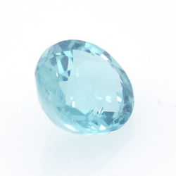 1.22ct Apatito Azul Neon Talla Redonda