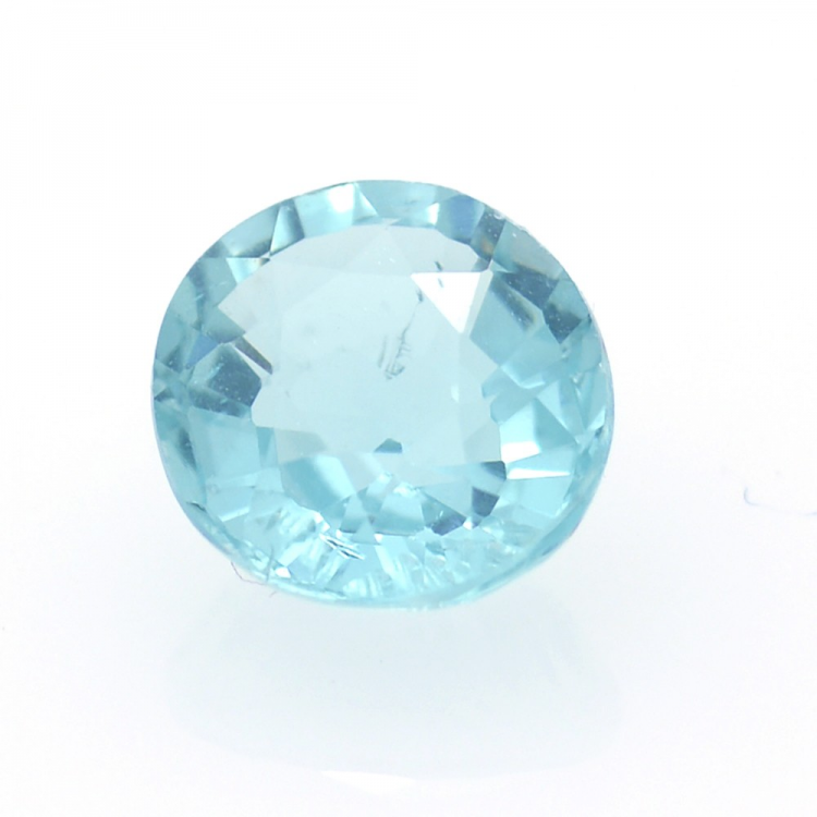 1.22ct Apatite Neon Blue Taille Ronde