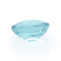 1.22ct Apatite Neon Blue Taille Ronde