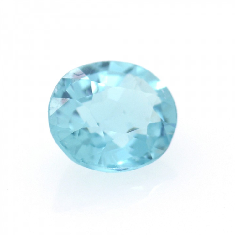 1.15ct Apatite Neon Blue Facetatto Ovale