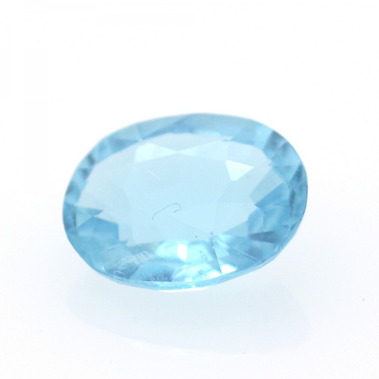 1.18ct Apatito Azul Neon Talla Ovalada