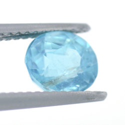 1.51ct Apatito Azul Neon Talla Ovalada