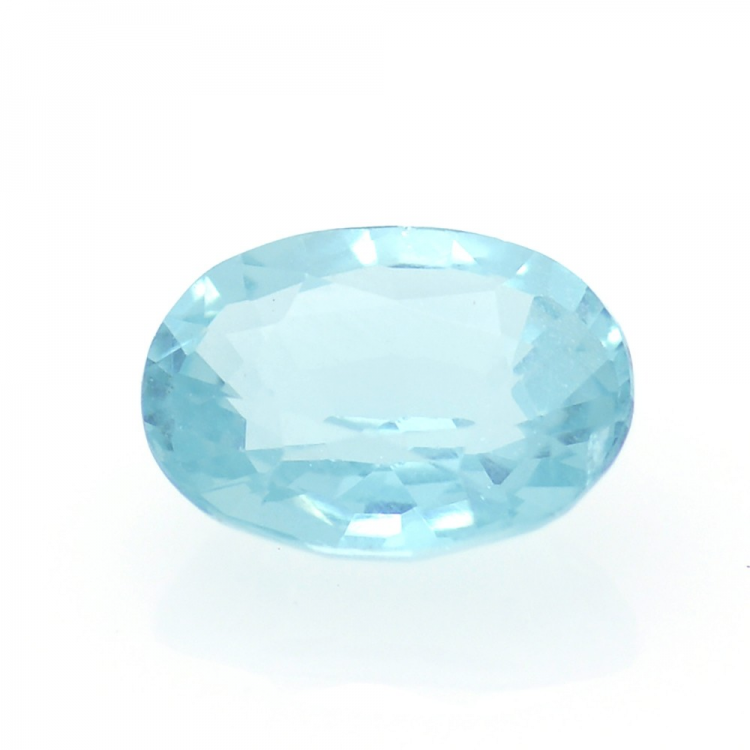 1.21ct Neon Blue Apatite Oval Cut