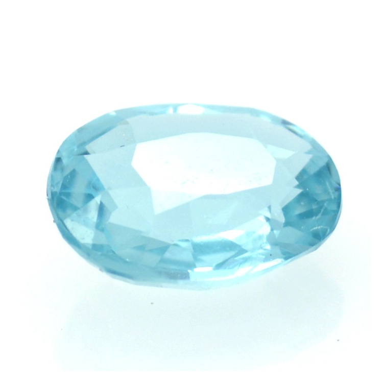 1.29ct Apatito Azul Neon Talla Ovalada