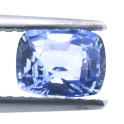 1,15 ct blauer Saphir im Kissenschliff, 6,60 x 5,24 mm