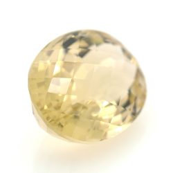 24.83ct Citrino Talla Ovalada con Damero