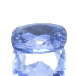 0,87 ct blauer Saphir im Kissenschliff, 6,17 x 5,59 mm