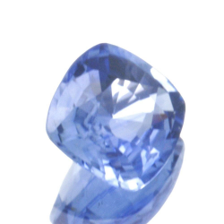 Taglio a cuscino in zaffiro blu da 0,87 ct, 6,17 x 5,59 mm